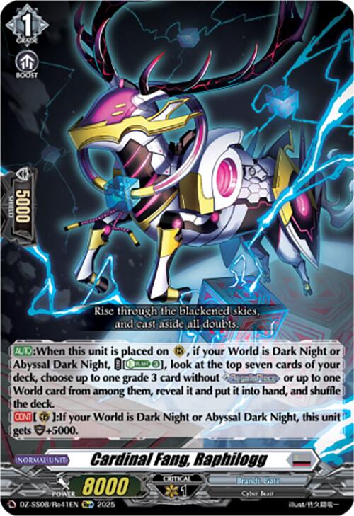 Image of Cardinal Fang, Raphilogg (Re+) (DZ-SS08/Re41EN) [Festival Booster 2025]