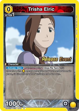 Image of Trisha Elric (UE09BT/FMA-1-015) - UE09BT FULLMETAL ALCHEMIST Release Event Cards