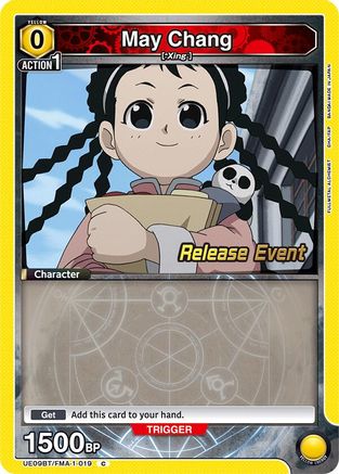 Image of May Chang (019) (UE09BT/FMA-1-019) - UE09BT FULLMETAL ALCHEMIST Release Event Cards