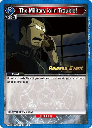 Image of The Military is in Trouble! (UE09BT/FMA-1-064) - UE09BT FULLMETAL ALCHEMIST Release Event Cards