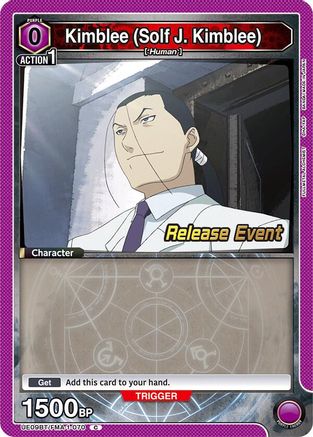 Image of Kimblee (Solf J. Kimblee) (070) (UE09BT/FMA-1-070) - UE09BT FULLMETAL ALCHEMIST Release Event Cards