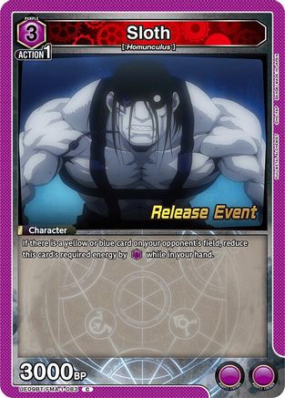 Image of Sloth (UE09BT/FMA-1-083) - UE09BT FULLMETAL ALCHEMIST Release Event Cards