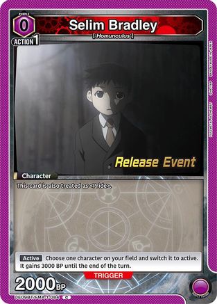 Image of Selim Bradley (UE09BT/FMA-1-084) - UE09BT FULLMETAL ALCHEMIST Release Event Cards