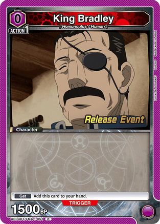 Image of King Bradley (091) (UE09BT/FMA-1-091) - UE09BT FULLMETAL ALCHEMIST Release Event Cards