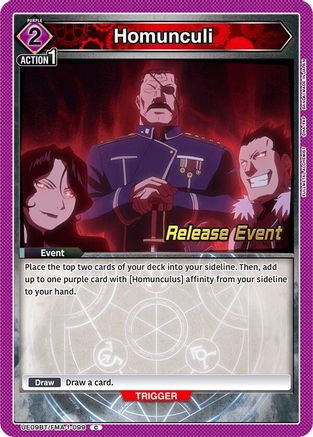 Image of Homunculi (UE09BT/FMA-1-099) - UE09BT FULLMETAL ALCHEMIST Release Event Cards