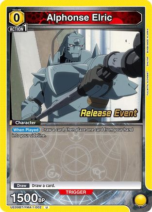 Image of Alphonse Elric (002) (UE09BT/FMA-1-002) - UE09BT FULLMETAL ALCHEMIST Release Event Cards