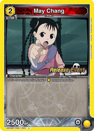 Image of May Chang (020) (UE09BT/FMA-1-020) - UE09BT FULLMETAL ALCHEMIST Release Event Cards