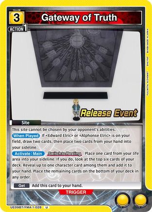 Image of Gateway of Truth (UE09BT/FMA-1-028) - UE09BT FULLMETAL ALCHEMIST Release Event Cards