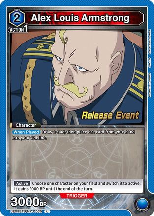 Image of Alex Louis Armstrong (035) (UE09BT/FMA-1-035) - UE09BT FULLMETAL ALCHEMIST Release Event Cards