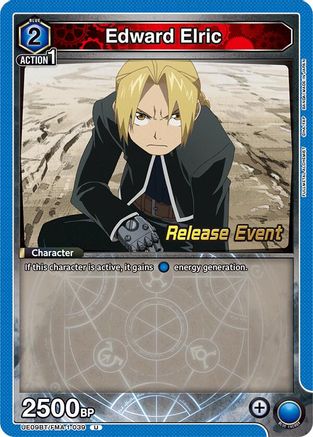 Image of Edward Elric (039) (UE09BT/FMA-1-039) - UE09BT FULLMETAL ALCHEMIST Release Event Cards