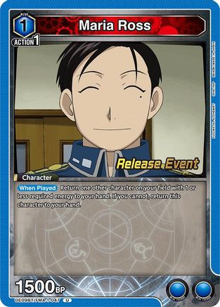 Image of Maria Ross (UE09BT/FMA-1-047) - UE09BT FULLMETAL ALCHEMIST Release Event Cards