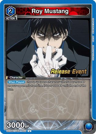 Image of Roy Mustang (053) (UE09BT/FMA-1-053) - UE09BT FULLMETAL ALCHEMIST Release Event Cards
