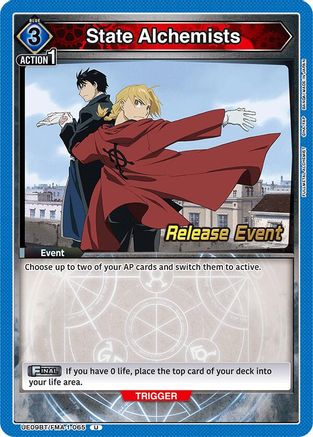 Image of State Alchemists (UE09BT/FMA-1-065) - UE09BT FULLMETAL ALCHEMIST Release Event Cards