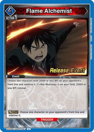 Image of Flame Alchemist (UE09BT/FMA-1-067) - UE09BT FULLMETAL ALCHEMIST Release Event Cards