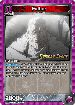 Image of Father (078) (UE09BT/FMA-1-078) - UE09BT FULLMETAL ALCHEMIST Release Event Cards