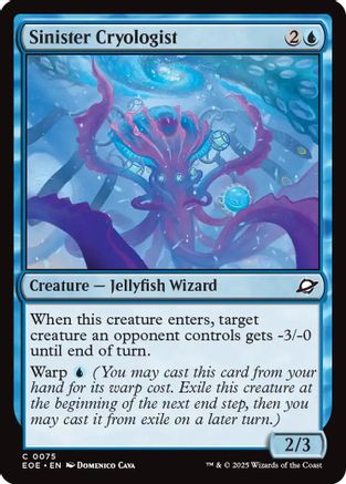 Image of Sinister Cryologist [Edge of Eternities]