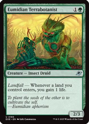 Image of Eumidian Terrabotanist [Edge of Eternities]