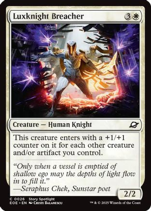 Image of Luxknight Breacher [Edge of Eternities]