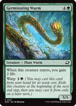 Image of Germinating Wurm [Edge of Eternities]