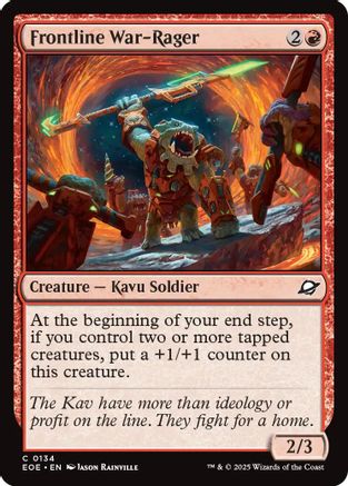 Image of Frontline War-Rager [Edge of Eternities]