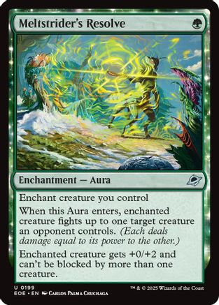 Image of Meltstrider's Resolve [Edge of Eternities]