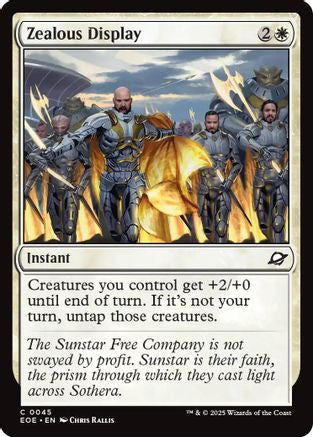 Image of Zealous Display [Edge of Eternities]