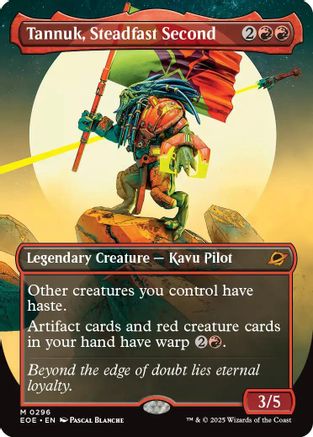 Image of Tannuk, Steadfast Second (Borderless) [Edge of Eternities]