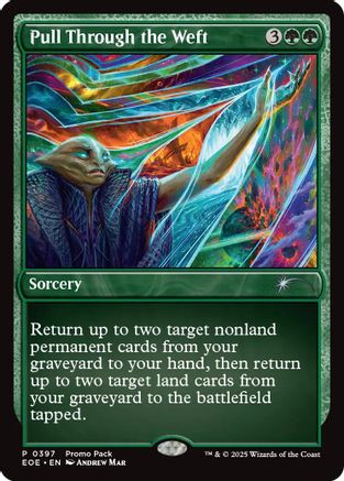 Image of Pull Through the Weft (Promo Pack) [Edge of Eternities Promo Pack]