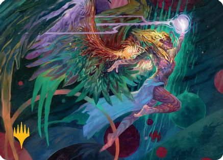 Image of Exalted Sunborn Art Card (Gold-Stamped Signature) [Edge of Eternities Art Series]
