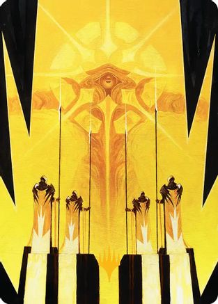 Image of Hardlight Containment Art Card (Gold-Stamped Planeswalker Symbol) [Edge of Eternities Art Series]