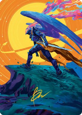 Image of Astelli Reclaimer Art Card (Gold-Stamped Signature) [Edge of Eternities Art Series]