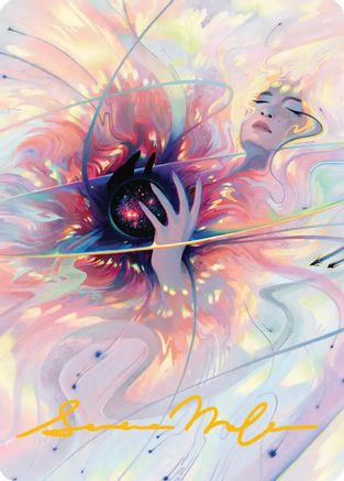Image of Beyond the Quiet Art Card (Gold-Stamped Signature) [Edge of Eternities Art Series]