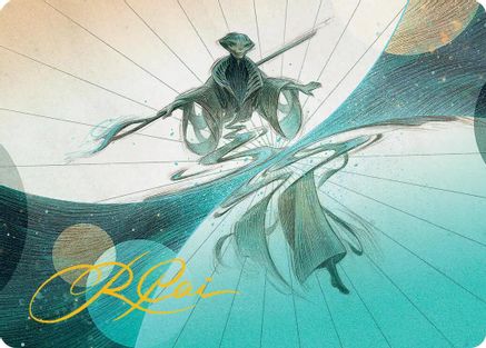 Image of Weftwalking Art Card (Gold-Stamped Signature) [Edge of Eternities Art Series]