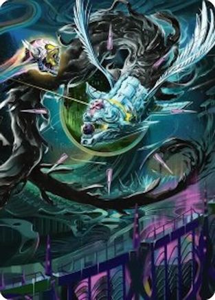 Image of Quantum Riddler Art Card [Edge of Eternities Art Series]