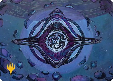 Image of Archenemy's Charm Art Card (Gold-Stamped Planeswalker Symbol) [Edge of Eternities Art Series]