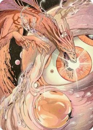 Image of Nova Hellkite Art Card (40/54) [Edge of Eternities Art Series]