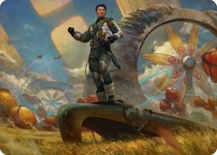 Image of Galactic Wayfarer Art Card [Edge of Eternities Art Series]