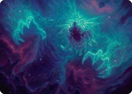 Image of Cosmogoyf Art Card [Edge of Eternities Art Series]