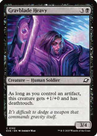 Image of Gravblade Heavy [Edge of Eternities]