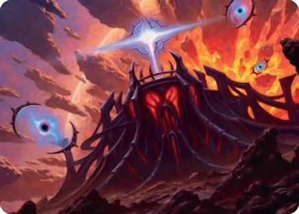 Image of Secluded Starforge Art Card [Edge of Eternities Art Series]