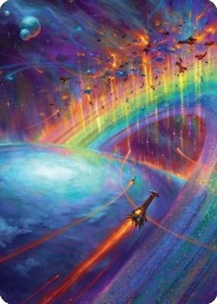 Image of Cascading Cataracts Art Card (43/54) [Edge of Eternities Art Series]