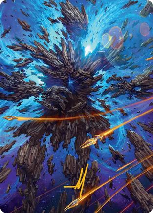 Image of Celestial Colonnade Art Card (Gold-Stamped Signature) [Edge of Eternities Art Series]