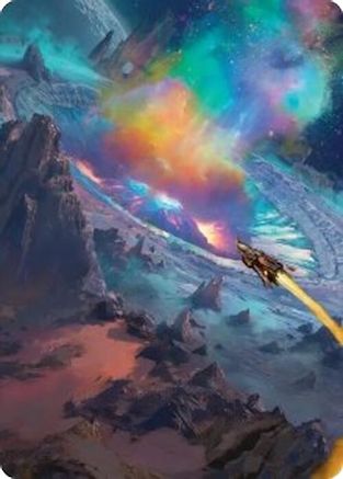 Image of Meteor Crater Art Card [Edge of Eternities Art Series]