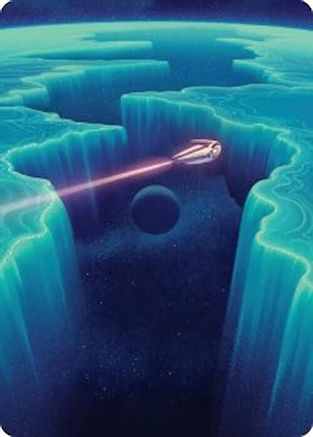 Image of Cascading Cataracts Art Card (50/54) [Edge of Eternities Art Series]