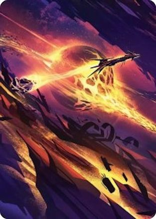 Image of Scavenger Grounds Art Card (53/54) [Edge of Eternities Art Series]