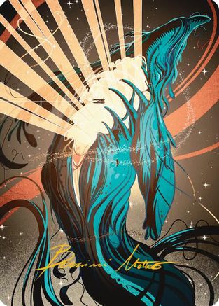 Image of Swarmyard Art Card (Gold-Stamped Signature) [Edge of Eternities Art Series]