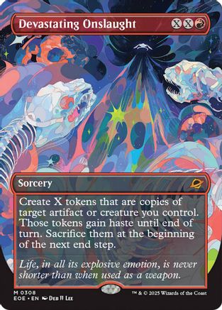 Image of Devastating Onslaught (Borderless) [Edge of Eternities]