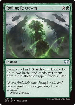 Image of Roiling Regrowth [Edge of Eternities Commander]