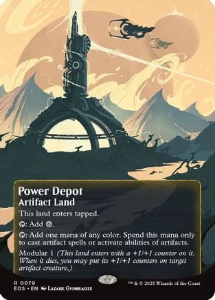 Image of Power Depot (0079) (Borderless) [Edge of Eternities: Stellar Sights]