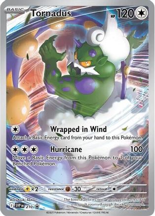 Image of Tornadus 210  - Holofoil SV Scarlet & Violet Promo Cards - Promo